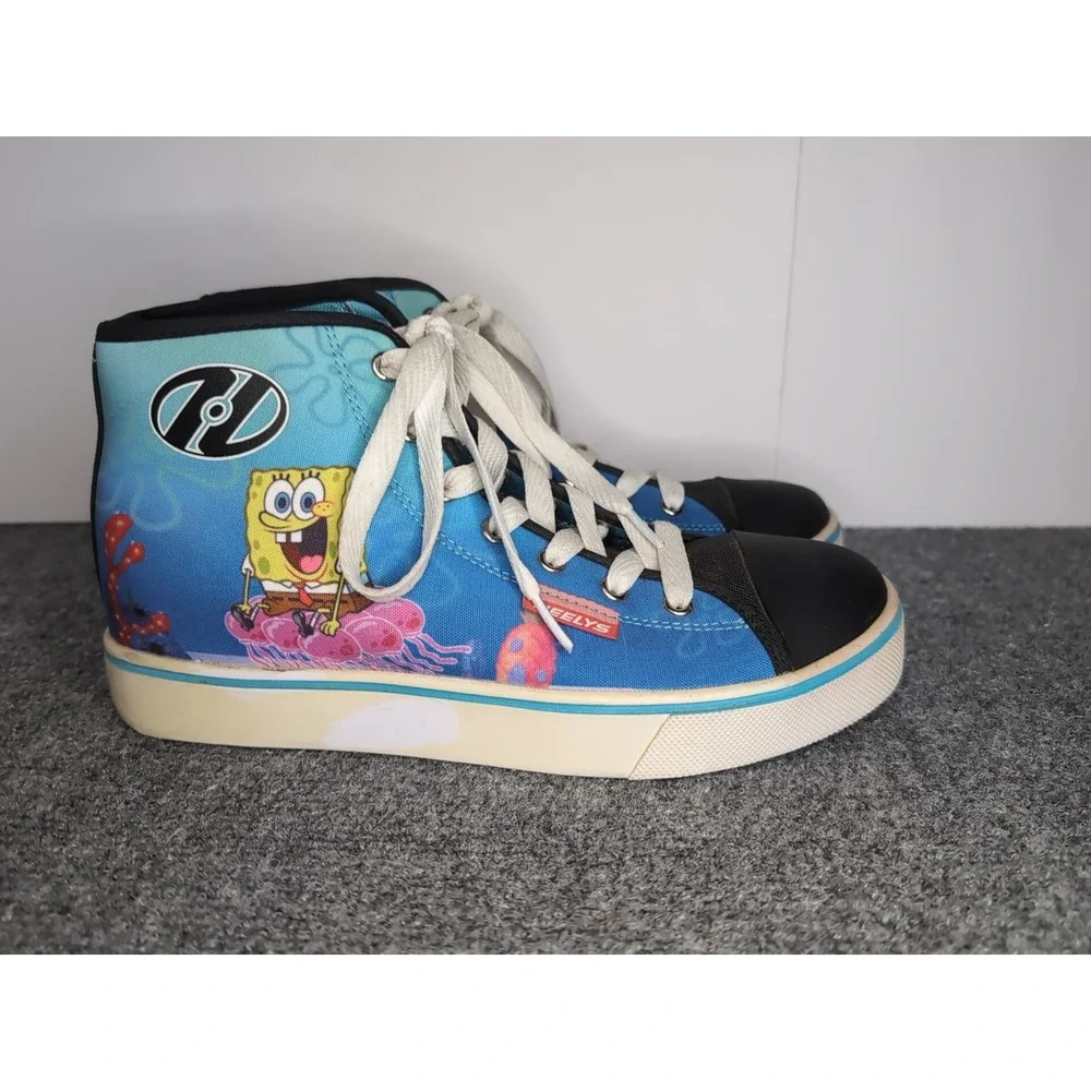 HEELYS Sneaker Skate Hustle SpongeBob Wheels Shoe Authentic Sz.7 Mens No Wheels‎ - Picture 4 of 7